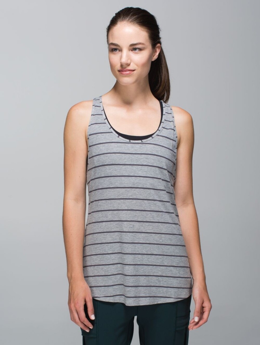 5 For $25✨️Lululemon Athletica Om Racerback Striped Yoga Tank Top Medium Large